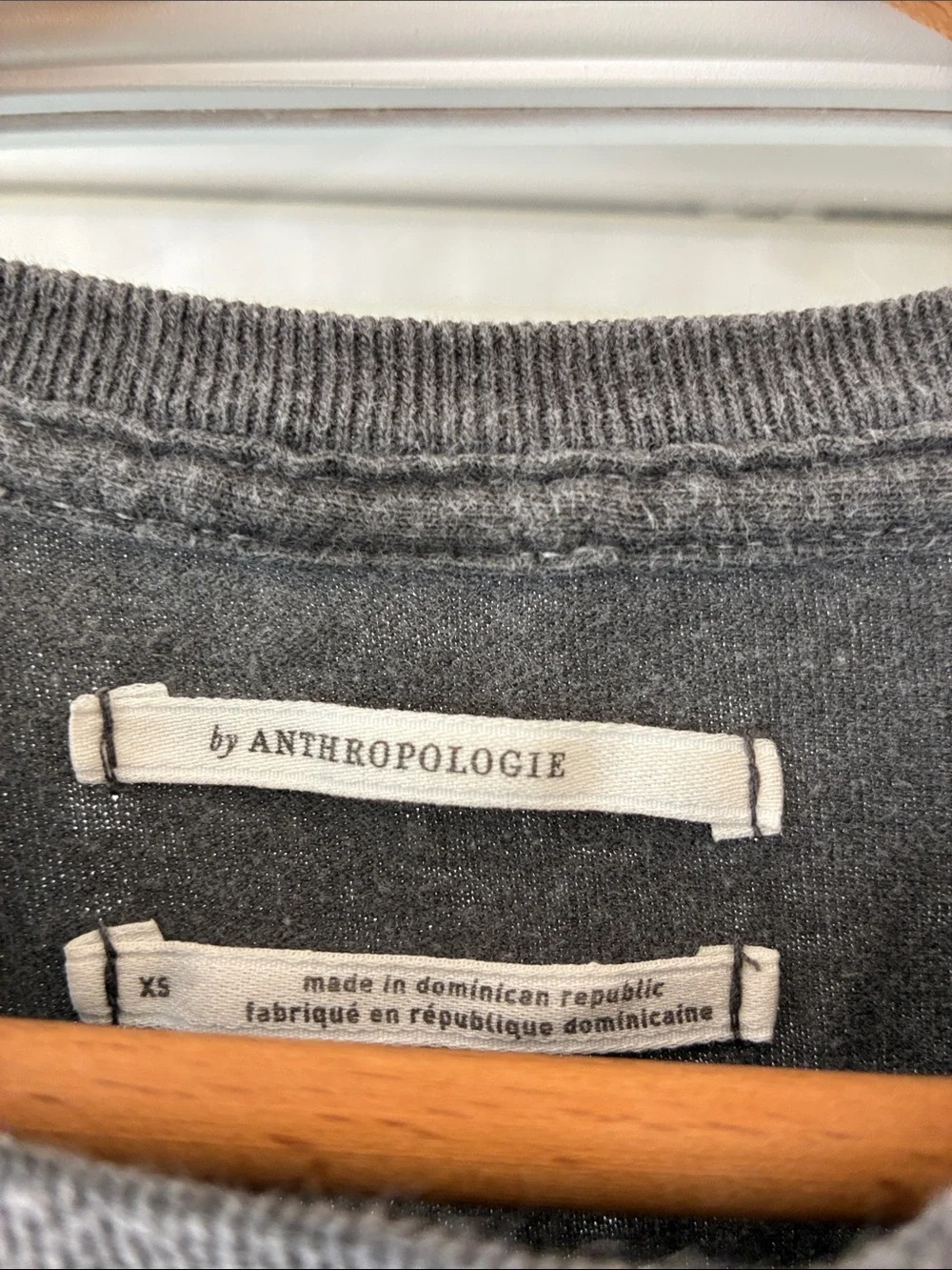 Anthropologie Gray Dalmatian Graphic Dog Tee
